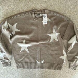 NWT Hollister Graphic Crew Sweater
